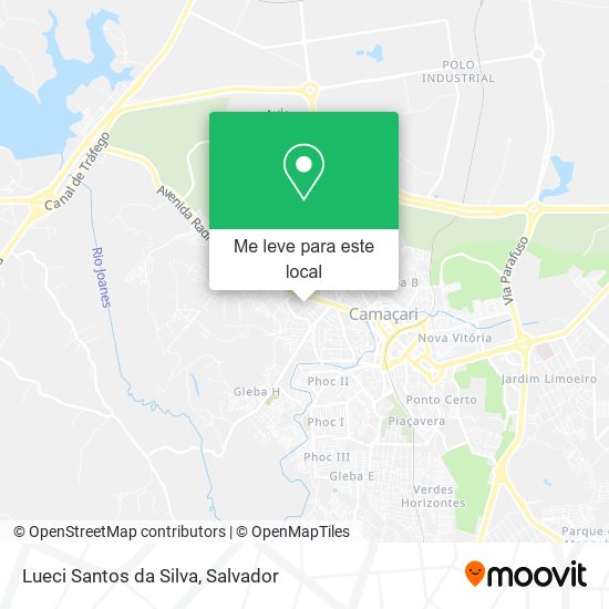 Lueci Santos da Silva mapa