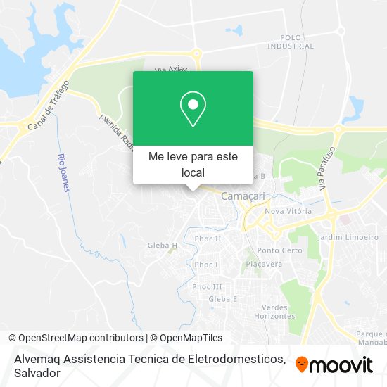 Alvemaq Assistencia Tecnica de Eletrodomesticos mapa
