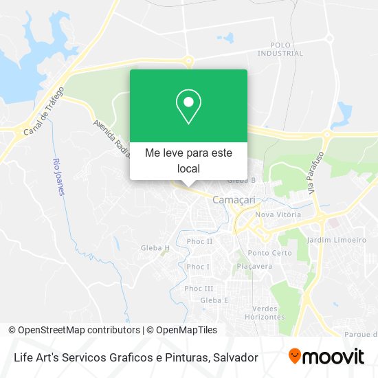 Life Art's Servicos Graficos e Pinturas mapa