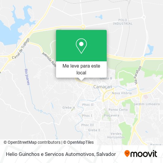 Helio Guinchos e Servicos Automotivos mapa