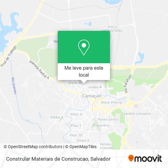 Constrular Materiais de Construcao mapa