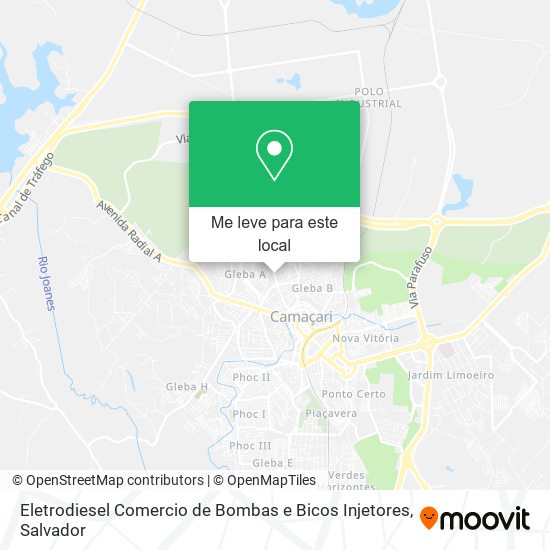 Eletrodiesel Comercio de Bombas e Bicos Injetores mapa