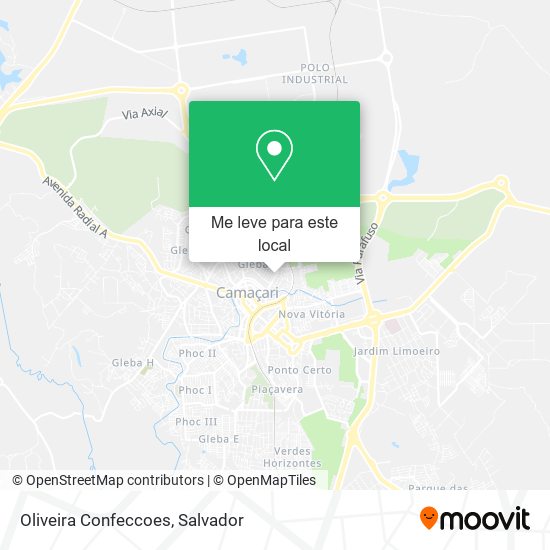 Oliveira Confeccoes mapa