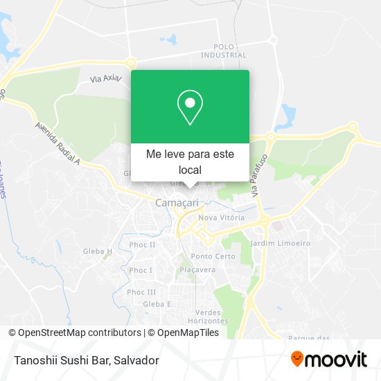 Tanoshii Sushi Bar mapa