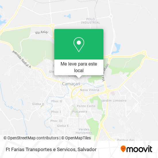 Ft Farias Transportes e Servicos mapa