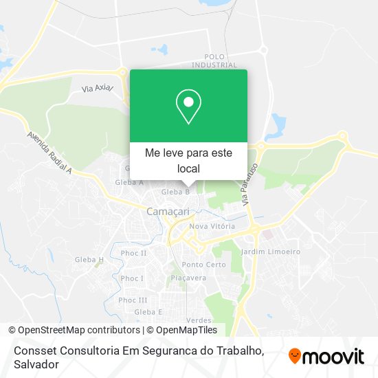 Consset Consultoria Em Seguranca do Trabalho mapa