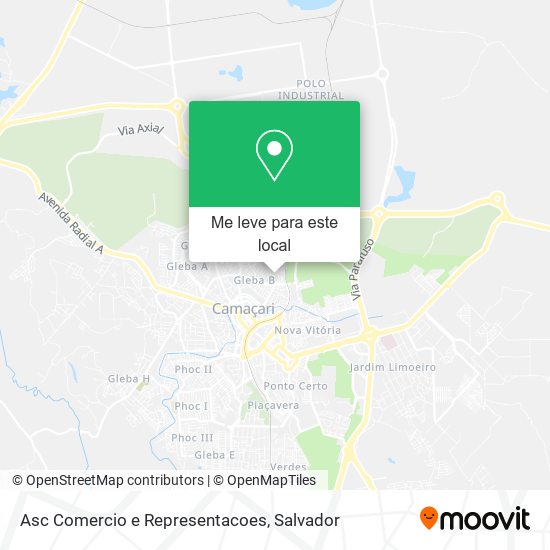 Asc Comercio e Representacoes mapa