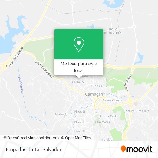 Empadas da Tai mapa