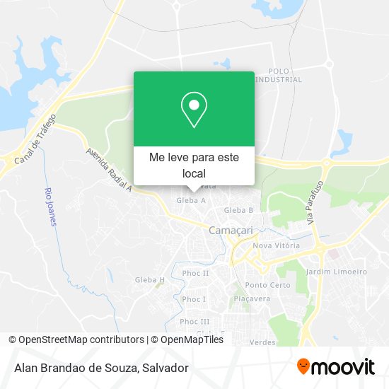 Alan Brandao de Souza mapa