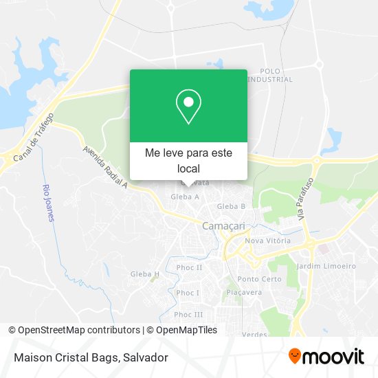 Maison Cristal Bags mapa