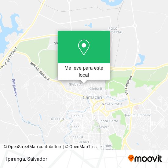 Ipiranga mapa