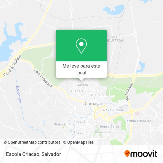 Escola Criacao mapa