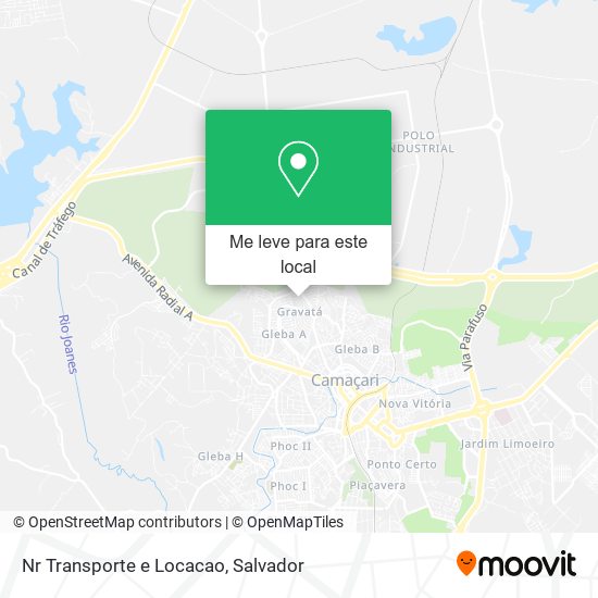 Nr Transporte e Locacao mapa