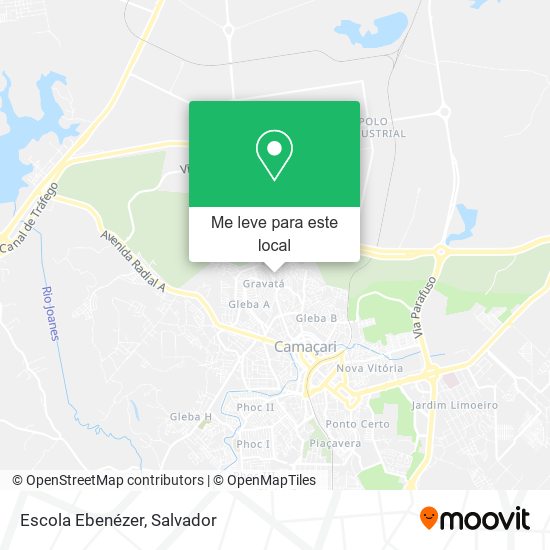 Escola Ebenézer mapa