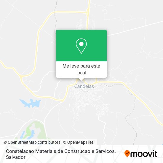 Constelacao Materiais de Construcao e Servicos mapa