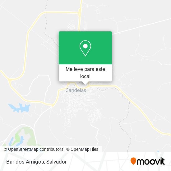 Bar dos Amigos mapa