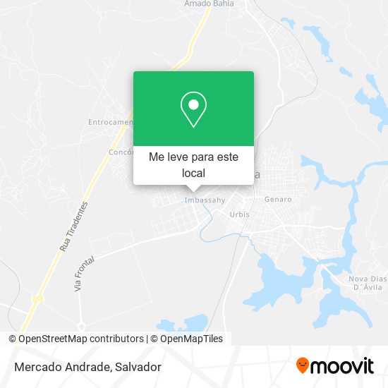 Mercado Andrade mapa