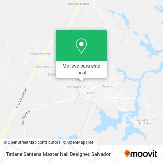 Tatiane Santana Master Nail Designer mapa