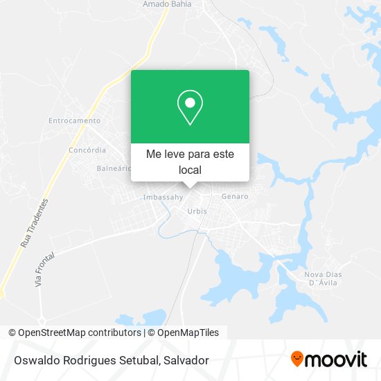 Oswaldo Rodrigues Setubal mapa