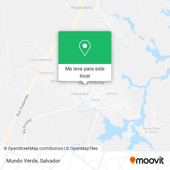 Mundo Verde mapa