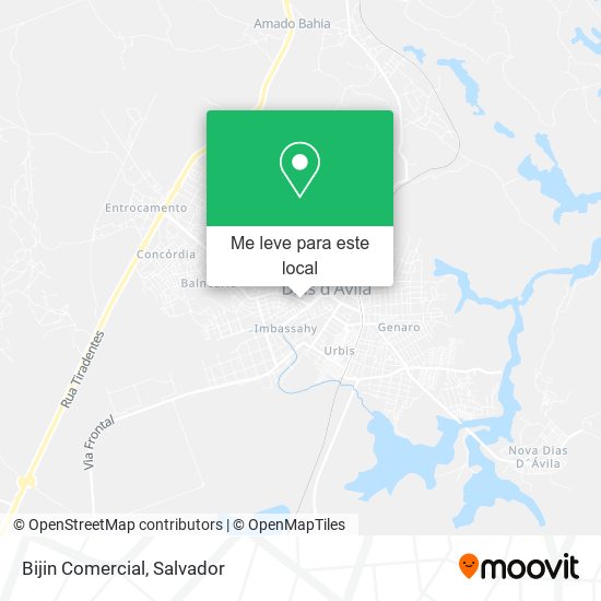 Bijin Comercial mapa