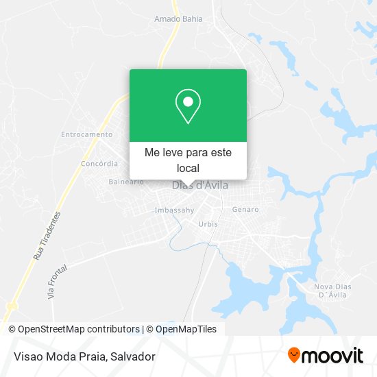 Visao Moda Praia mapa