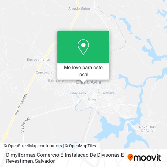 Dimylformas Comercio E Instalacao De Divisorias E Revestimen mapa