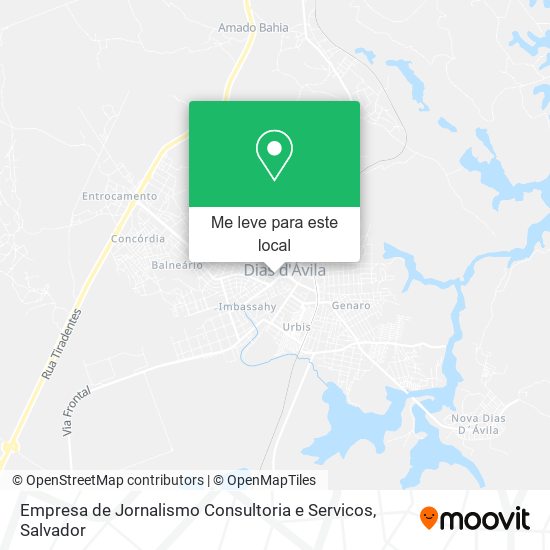 Empresa de Jornalismo Consultoria e Servicos mapa