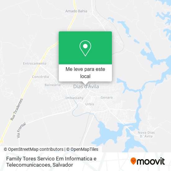 Family Tores Servico Em Informatica e Telecomunicacoes mapa