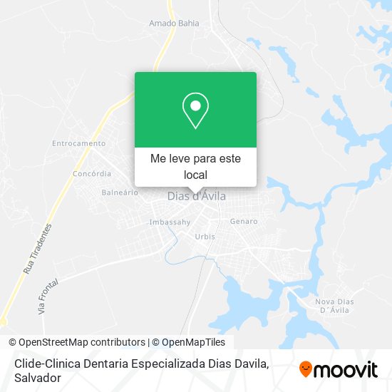 Clide-Clinica Dentaria Especializada Dias Davila mapa