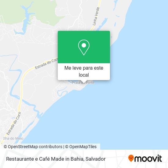 Restaurante e Café Made in Bahia mapa