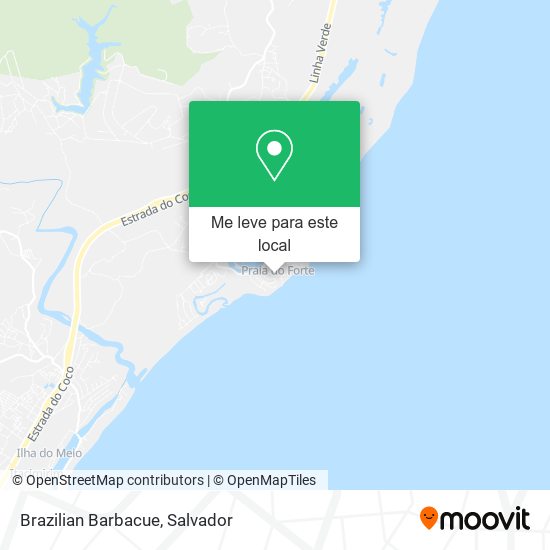 Brazilian Barbacue mapa