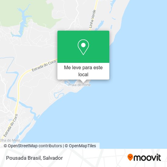 Pousada Brasil mapa