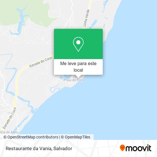 Restaurante da Vania mapa