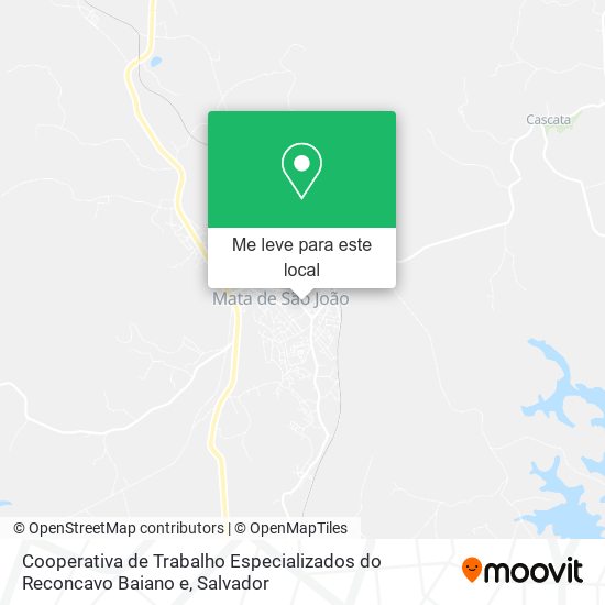 Cooperativa de Trabalho Especializados do Reconcavo Baiano e mapa