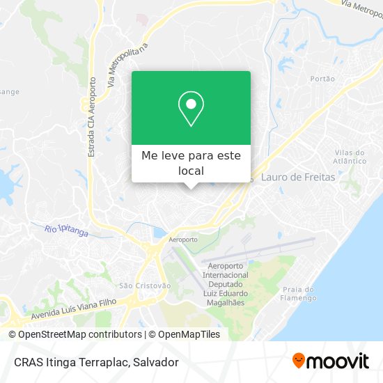 CRAS Itinga Terraplac mapa