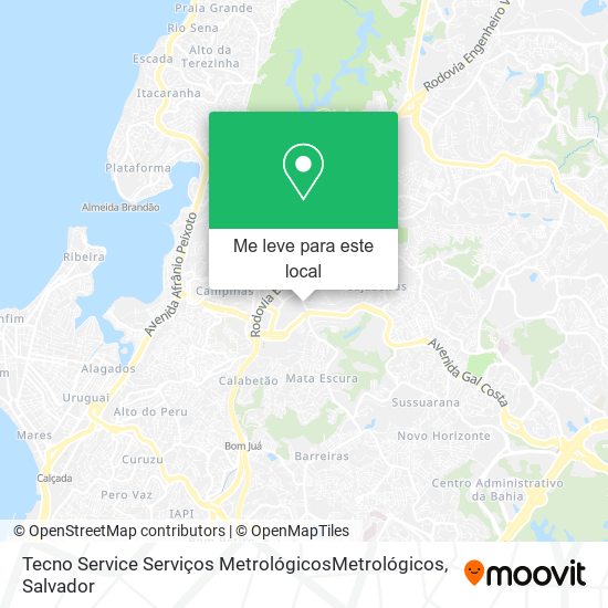 Tecno Service Serviços MetrológicosMetrológicos mapa