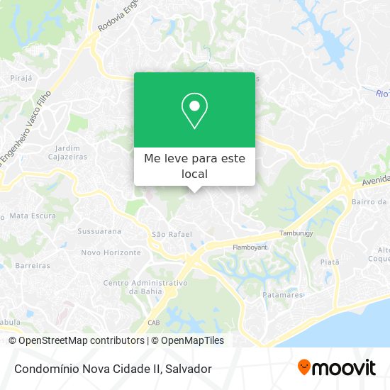 Condomínio Nova Cidade II mapa