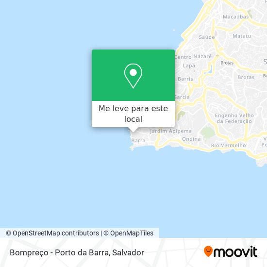 Bompreço - Porto da Barra mapa