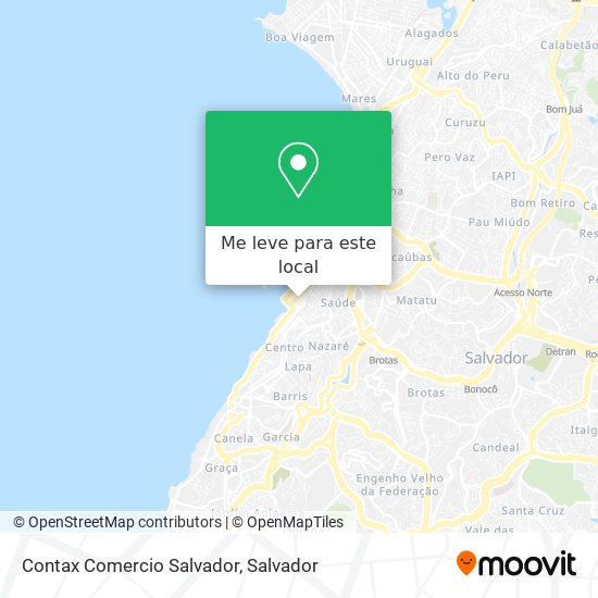 Contax Comercio Salvador mapa