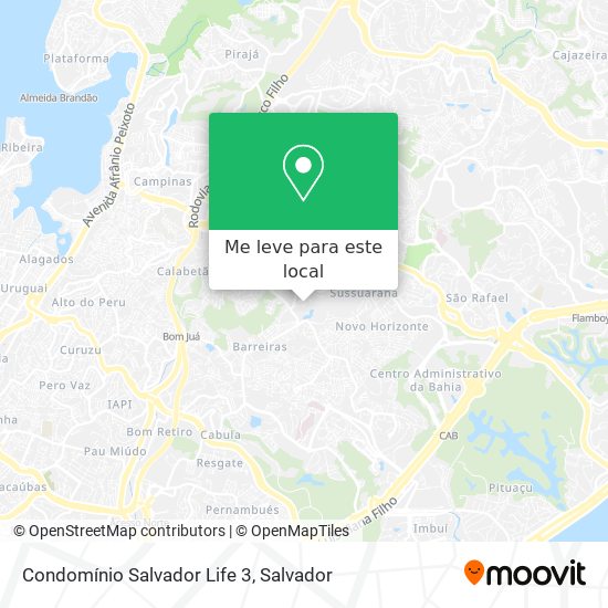 Condomínio Salvador Life 3 mapa