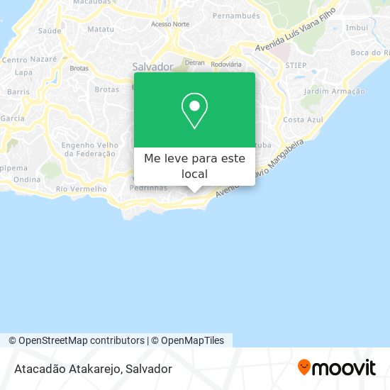 Atacadão Atakarejo mapa