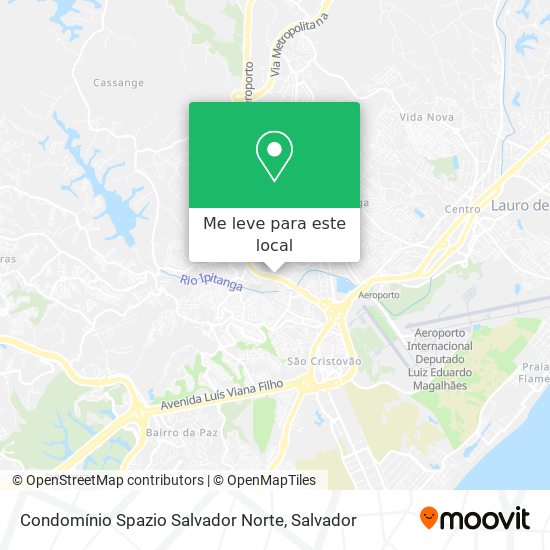 Condomínio Spazio Salvador Norte mapa