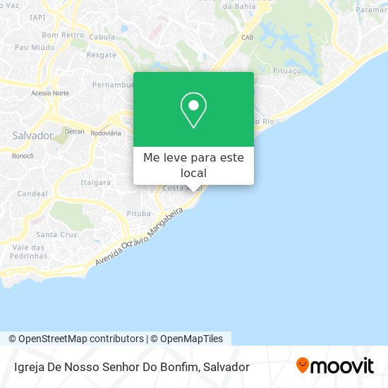 Igreja De Nosso Senhor Do Bonfim mapa