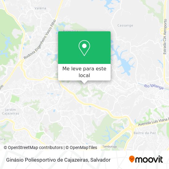 Ginásio Poliesportivo de Cajazeiras mapa