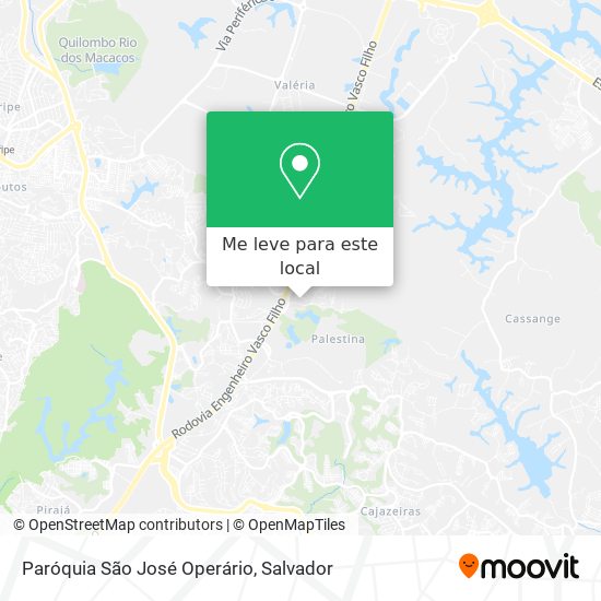 Paróquia São José Operário mapa