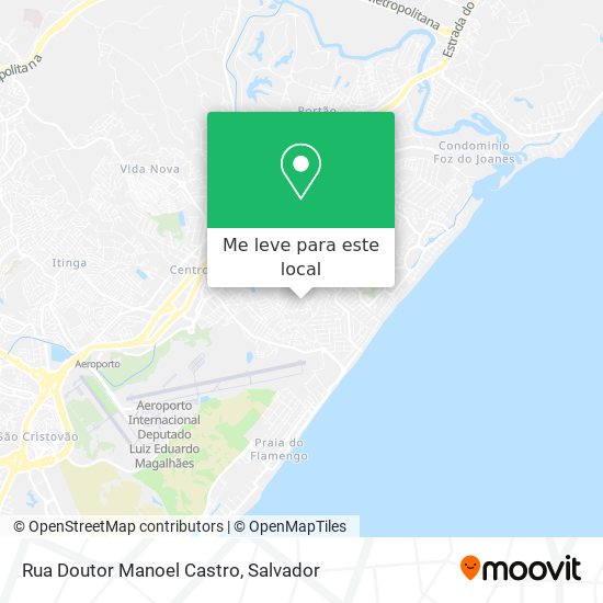 Rua Doutor Manoel Castro mapa