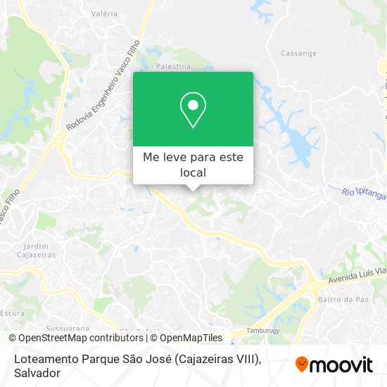 Loteamento Parque São José (Cajazeiras VIII) mapa