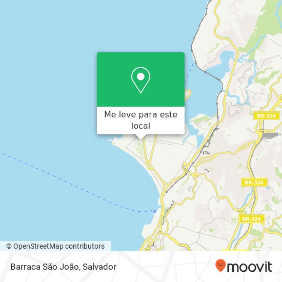 Barraca São João mapa