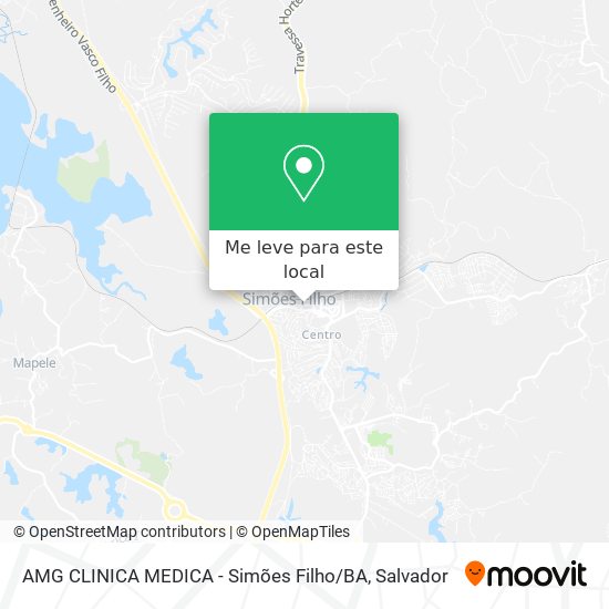AMG CLINICA MEDICA - Simões Filho / BA mapa